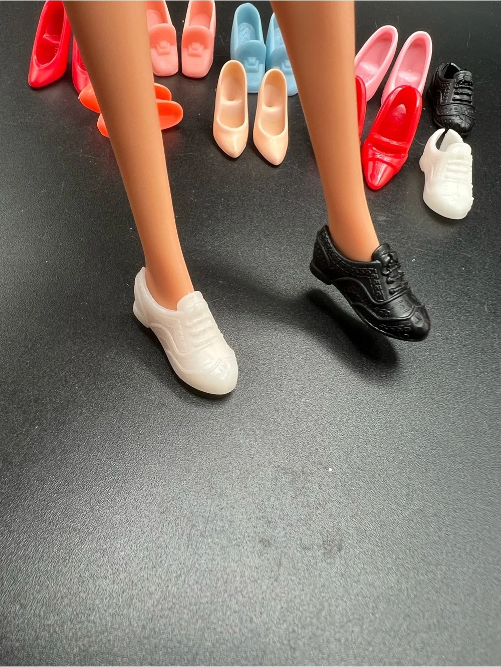 Vintage Barbie Shoe Lot Boots, Heels, Tennis Shoes Mixed Bundle